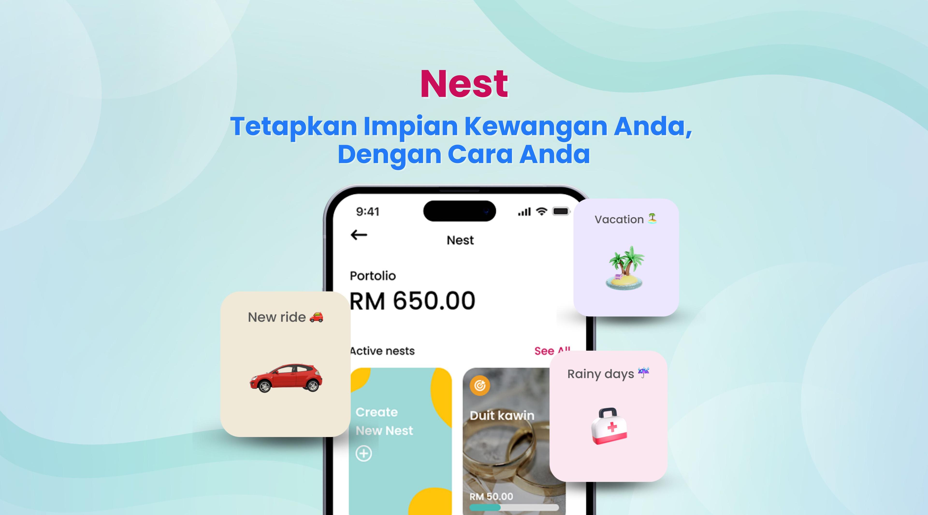 Nest: Tetapkan Impian Kewangan Anda, Dengan Cara Anda